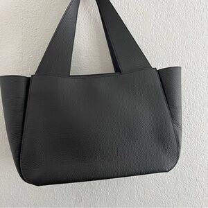 Cuyana Black Leather Satchel
